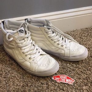 Vans Sk8 Hi Reissue Zip Premium Leather READ DESC.